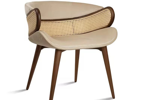 Front view of earl dining chair