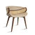 Front view of earl dining chair