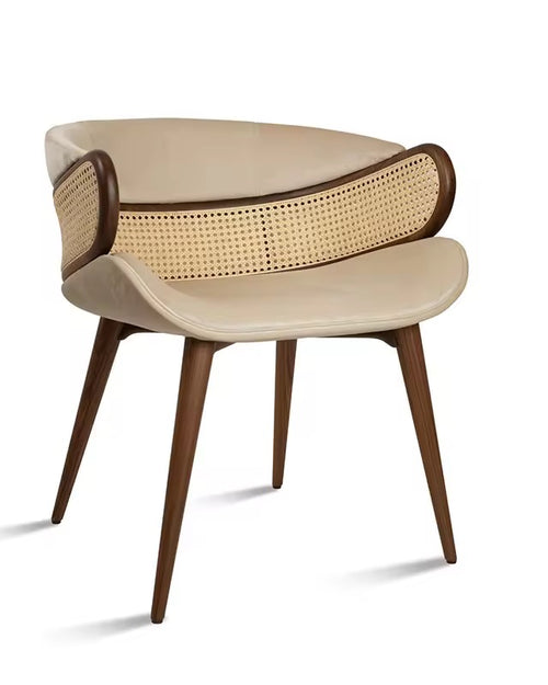 Front view of earl dining chair