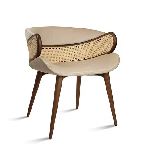 Front view of earl dining chair