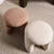 Soft Eiffel bounce pouf pair 
