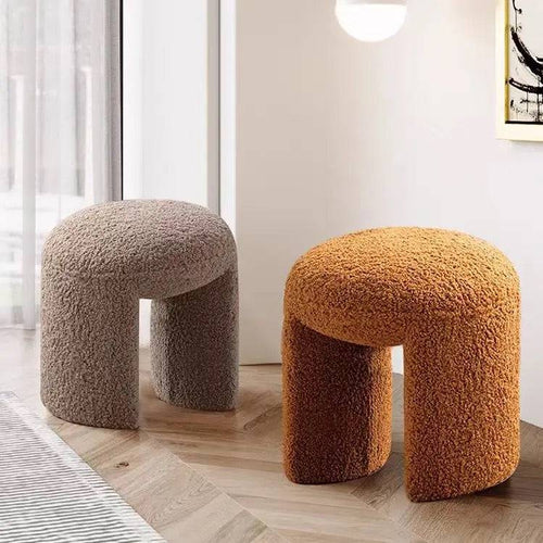 Dual color Eiffel pouf set