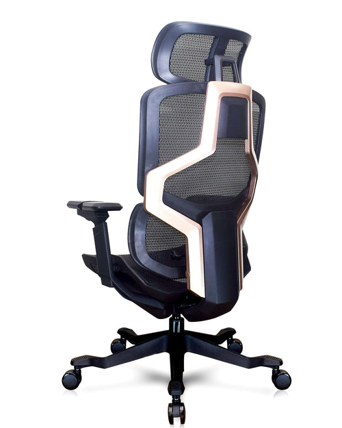 Back look of High-back office chair