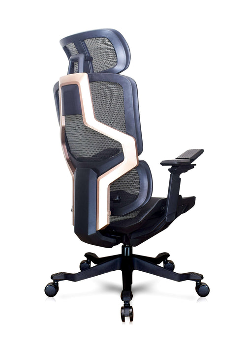 Back look of premium office chair