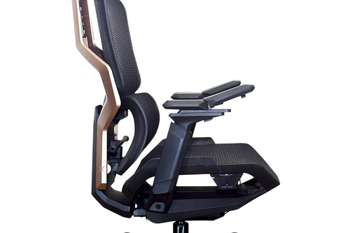 High-back adjustable premium work chair