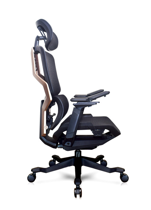 High-back adjustable premium work chair
