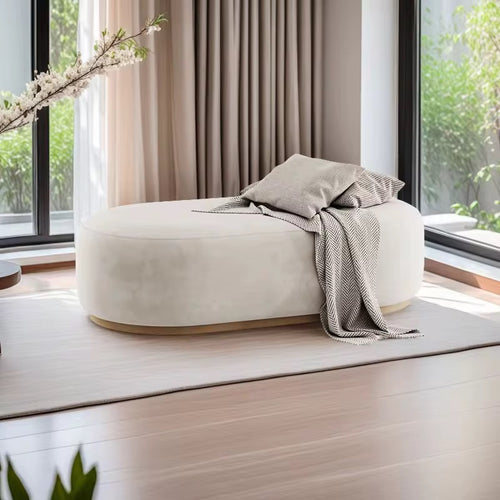 Enzo Ottoman — where classic elegance meets modern simplicity. Buy this Luxury Ottoman by Chair Collective: Luxury Furniture Store online in India.