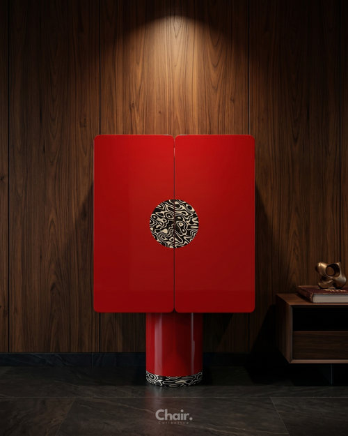 luxury high gloss bar cabinet modern statement storage cabinet
