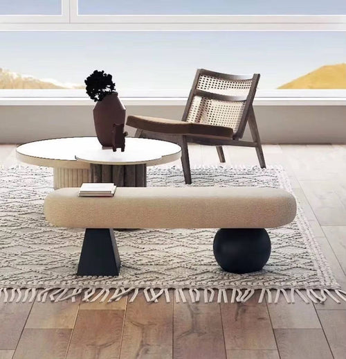 Front View of Everlyn Ottoman