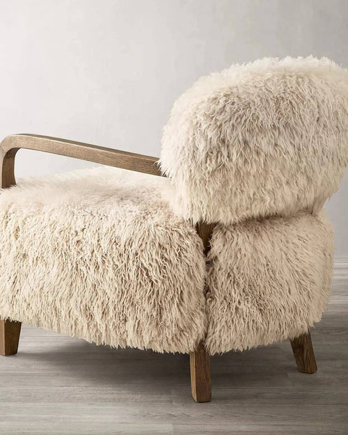 Back view of Ferris armchair 