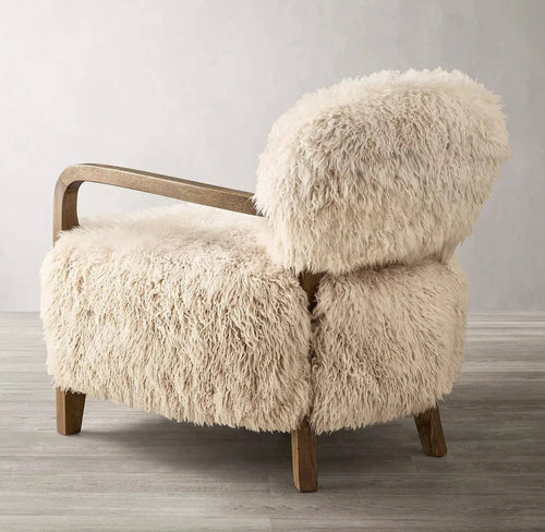 Back view of Ferris armchair 