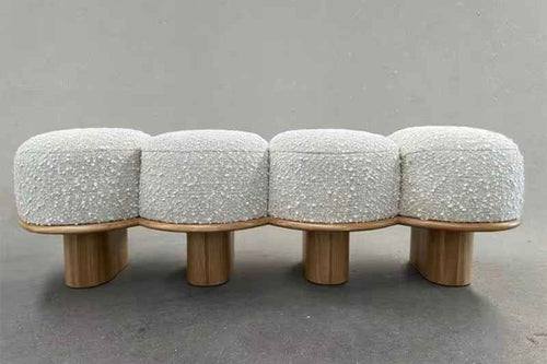 Fira Wooden Ottoman