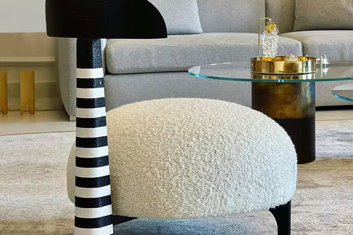 Luxury white Flamingo Accent Chair Mumbai
