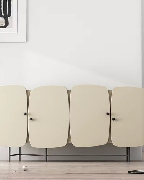 Console cabinet with four doors
