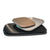 Closer view of rotating center table