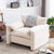 Side view of Fluffo chair, highlighting soft cushioning