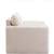 Side view of Fluffo cozy armchair