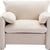 Close-up of Fluffo chair's plush fiber fabric