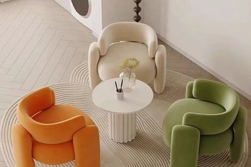 Tri-color Modern Armchair in living room