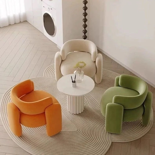 Tri-color Modern Armchair in living room