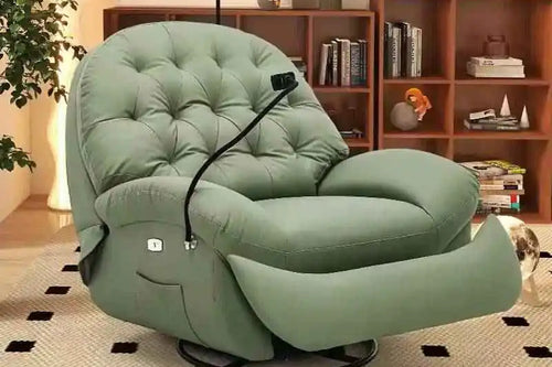 Luxury Green Milo Rotating Compact Recliner Chair Delhi
