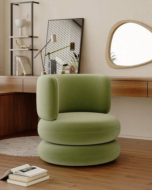 Luxury green modern maltoni chair