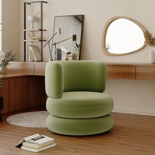 Luxury green modern maltoni chair
