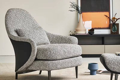 Modern Hario gray lounge chair