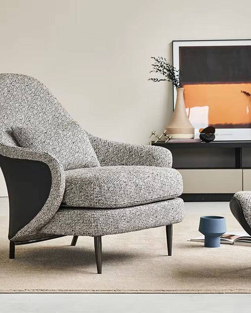 Modern Hario gray lounge chair