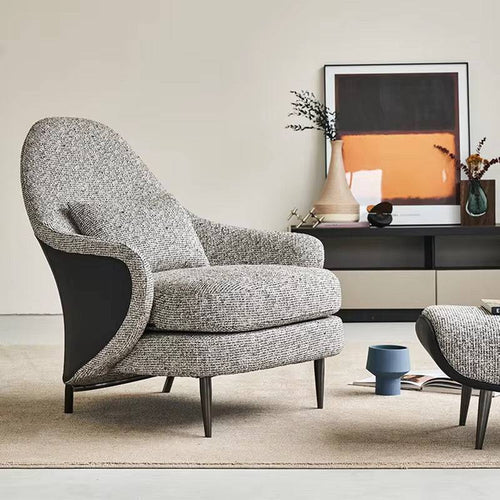 Modern Hario gray lounge chair