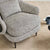 Close view of Hario chair with soft textured cushion