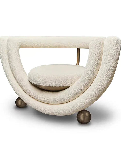 Close-up of Harmony Lux armchair, showing texture 
