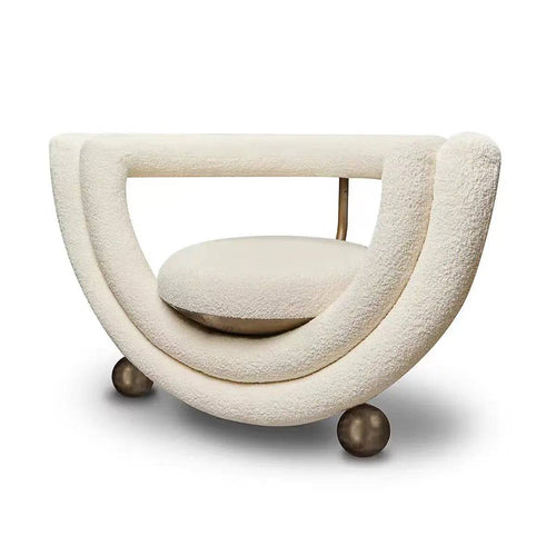 Close-up of Harmony Lux armchair, showing texture 