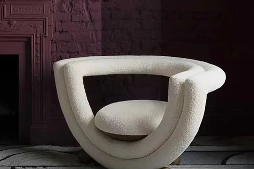 Elegant Harmony Lux lounge chair with unique curved design