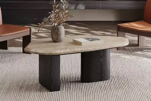 Modern coffee table in living room