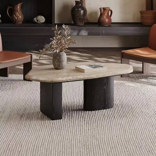 Modern coffee table in living room