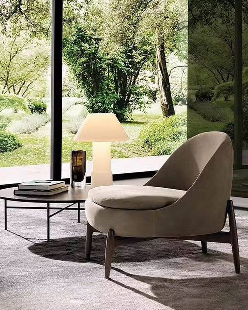 Side profile of Hendrick chair 