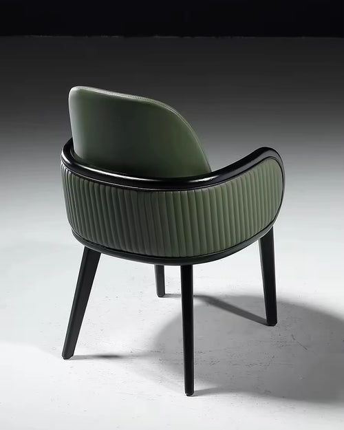 Back view of hirdo dining chair