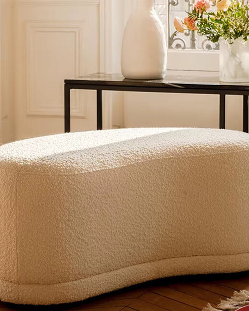 Discover the Hocco Ottoman by Chair Collective — a luxurious bouclé accent ottoman crafted for modern interiors. Minimal, elegant, and versatile, it’s the perfect pouf for living rooms, bedrooms, or lounge spaces, adding a refined touch of comfort and timeless design. Luxury Furniture Store online in India