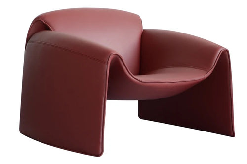Side view of modern Hugo chair