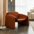 Hugo chair side view in living room 