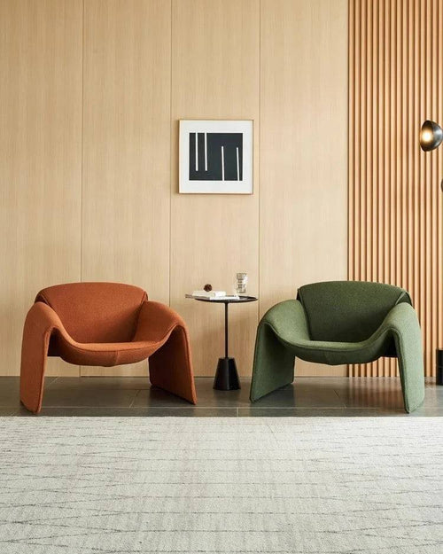 Hugo red and green Modern chairs