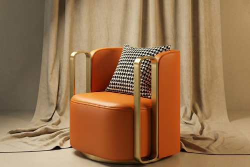 Luxury orange Anders chair Mumbai
