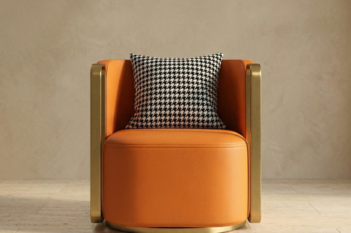 Luxury orange Anders chair Mumbai