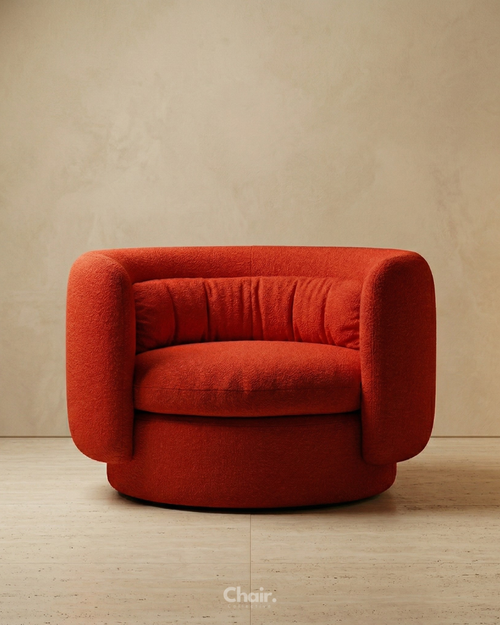 Luxury red Armano Accent Chair Mumbai
