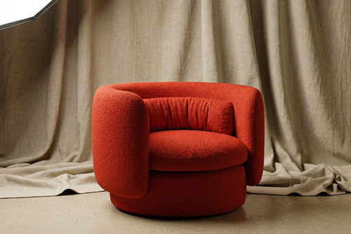 Luxury red Armano Accent Chair Mumbai
