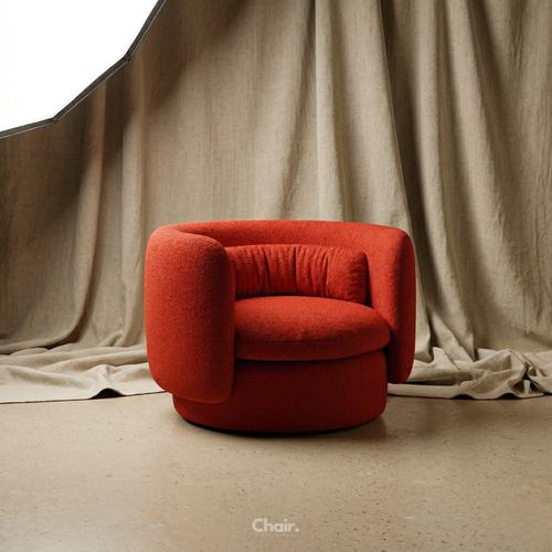 Luxury red Armano Accent Chair Mumbai

