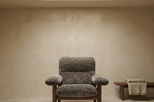 Luxury grey accent chair Cremlin Delhi