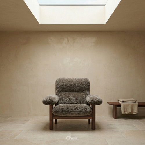 Luxury grey accent chair Cremlin Delhi
