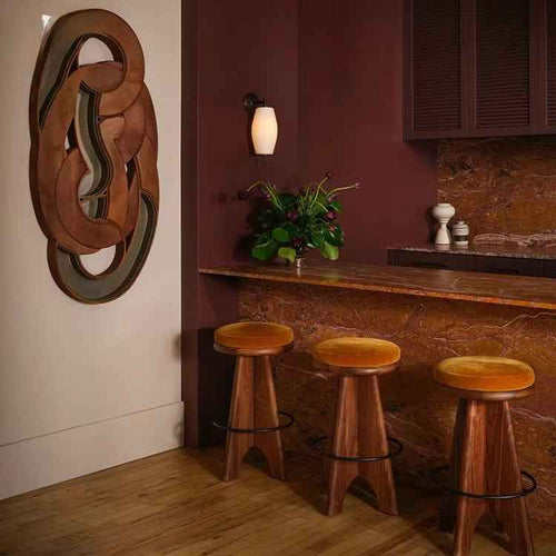 Jeyo Wooden Bar Stool